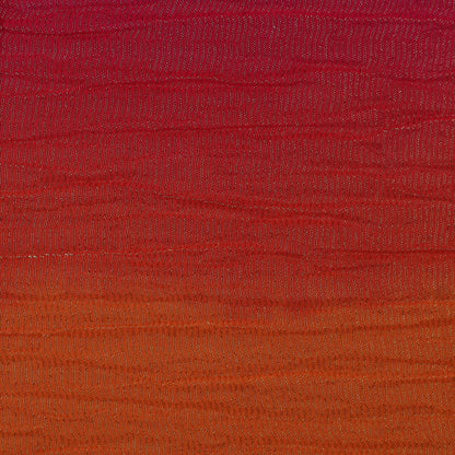 Orange Color Shaded Tissue Booti Fabric