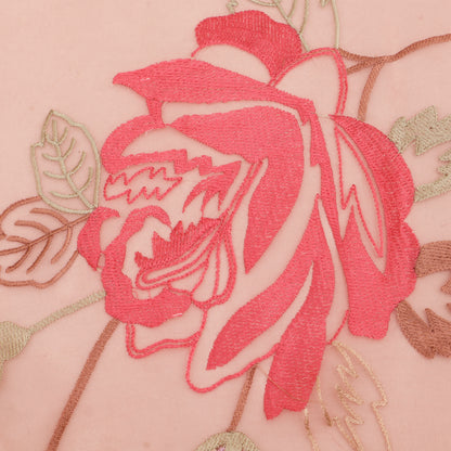 Pure Floral Organza Embroidery Fabric