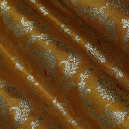 Yellow Color Brocade Fabric