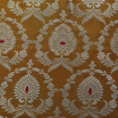 Yellow Color Brocade Fabric