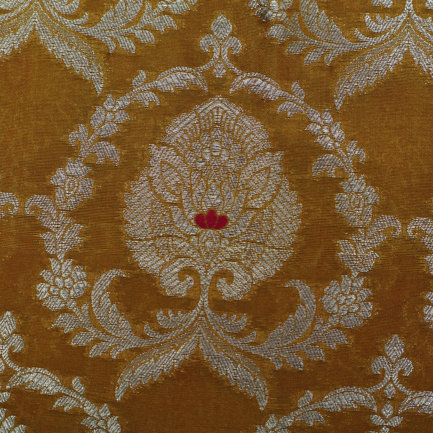 Yellow Color Brocade Fabric