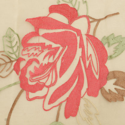 Pure Floral Organza Embroidery Fabric