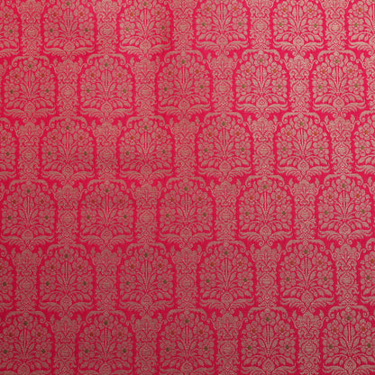Traditional Meena Work Katan Brocade