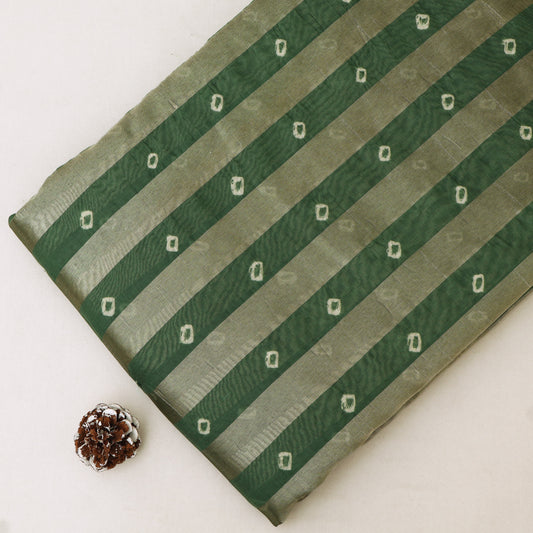 Chanderi Patta Bandhani Print Fabric