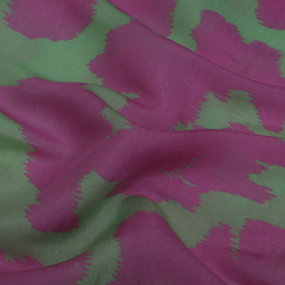 Colored Color Mulmul Print Fabric