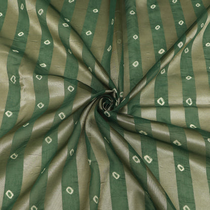 Chanderi Patta Bandhani Print Fabric