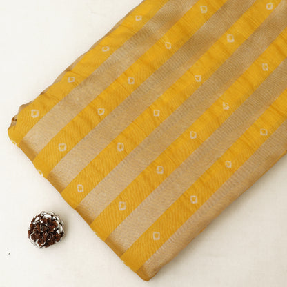 Chanderi Patta Bandhani Print Fabric