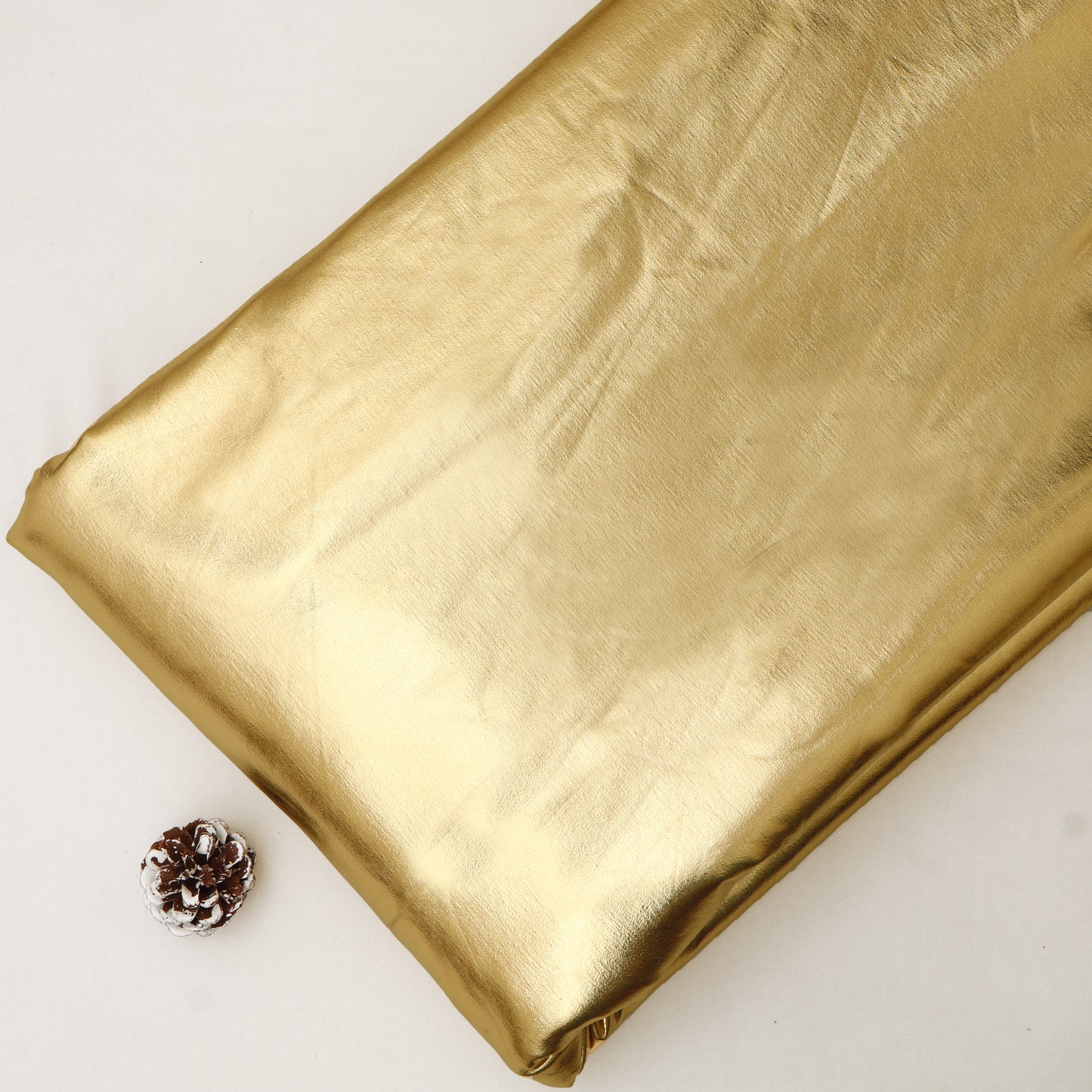 Denim Leather Foil Fabric