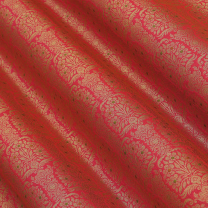 Traditional Meena Work Katan Brocade