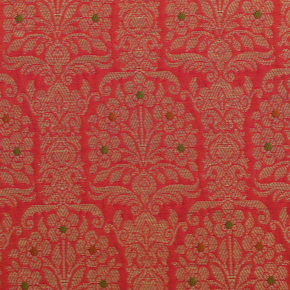 Traditional Meena Work Katan Brocade