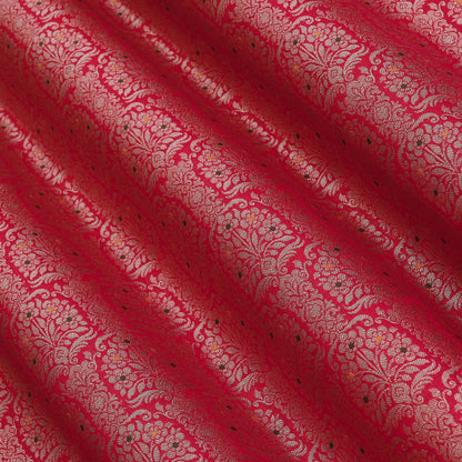 Traditional Meena Work Katan Brocade