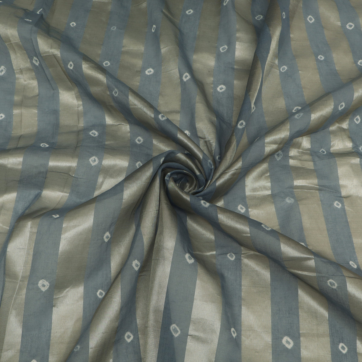Chanderi Patta Bandhani Print Fabric