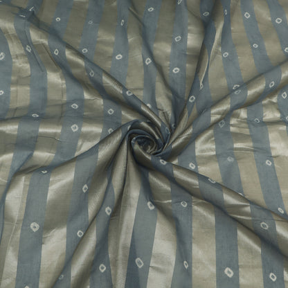 Chanderi Patta Bandhani Print Fabric