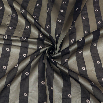 Chanderi Patta Bandhani Print Fabric