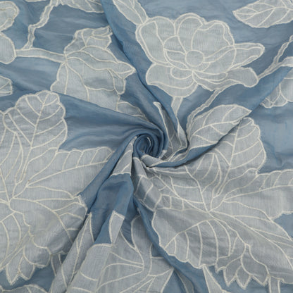 Mul Chanderi Embroidery Fabric