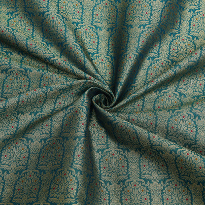 Traditional Meena Work Katan Brocade