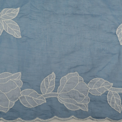 Mul Chanderi Embroidery Fabric