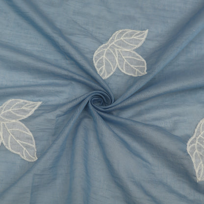 Mul Chanderi Embroidery Fabric