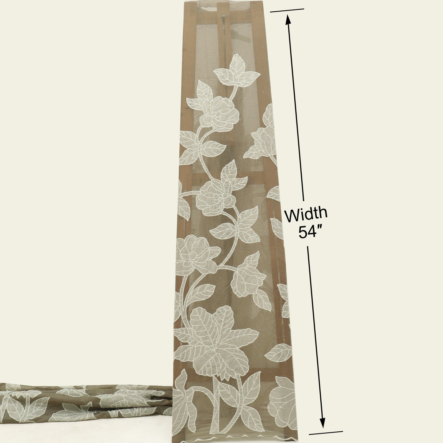 Mul Chanderi Embroidery Fabric