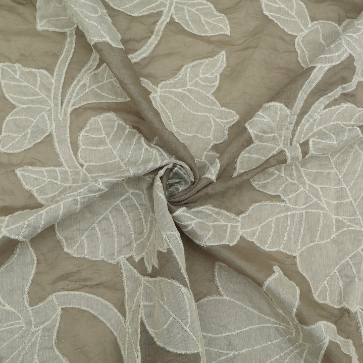Mul Chanderi Embroidery Fabric