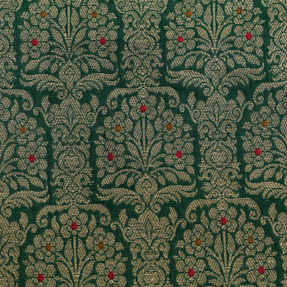 Traditional Meena Work Katan Brocade