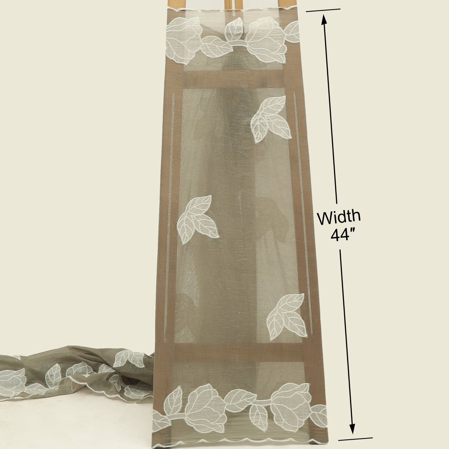 Mul Chanderi Embroidery Fabric