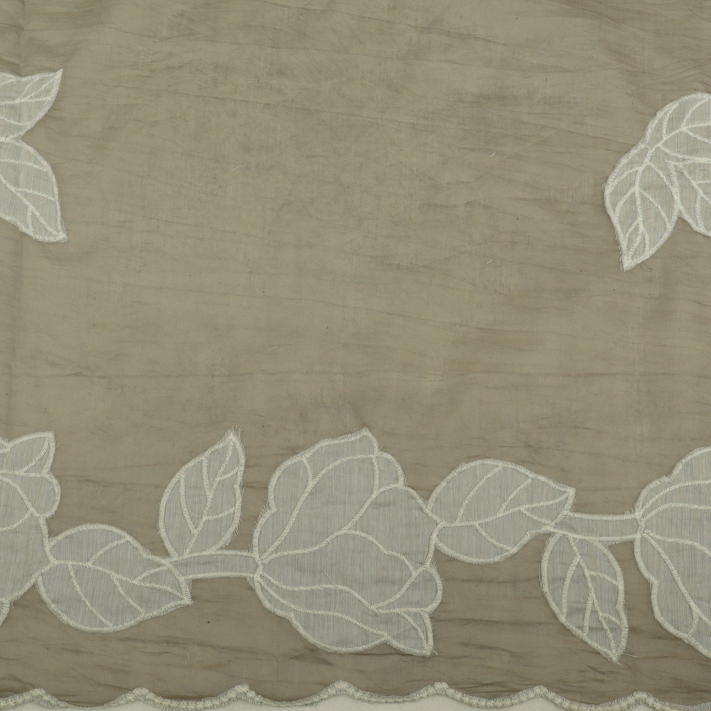 Mul Chanderi Embroidery Fabric