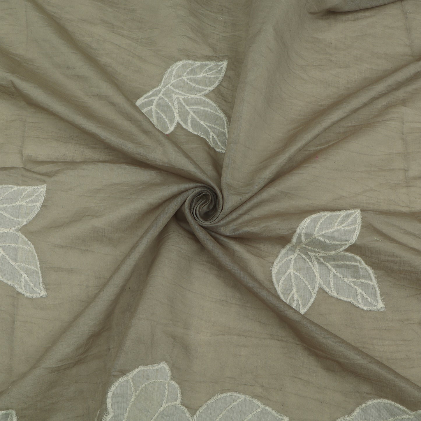 Mul Chanderi Embroidery Fabric