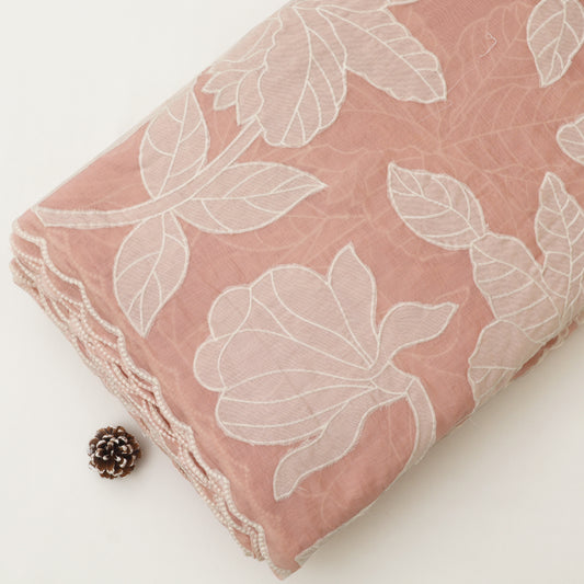 Mul Chanderi Embroidery Fabric