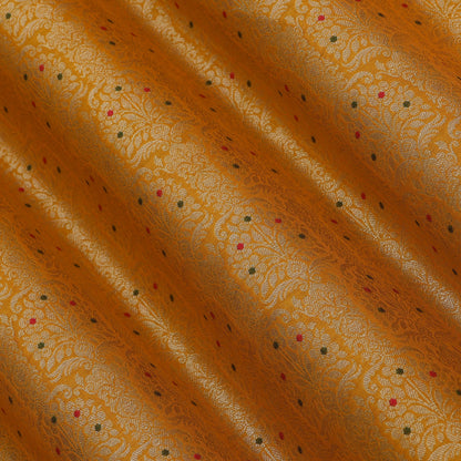 Traditional Meena Work Katan Brocade
