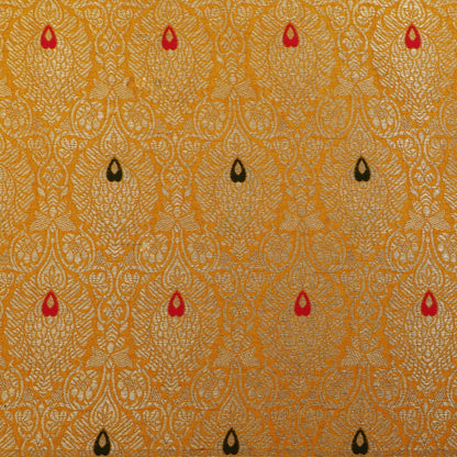 Mustard Color Brocade Fabric