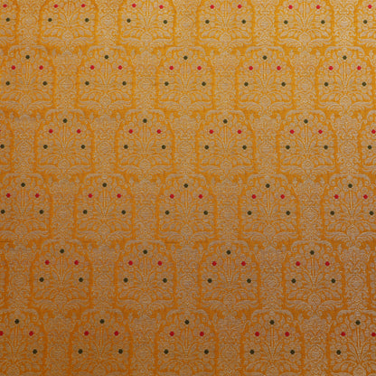 Traditional Meena Work Katan Brocade