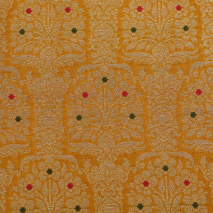Traditional Meena Work Katan Brocade