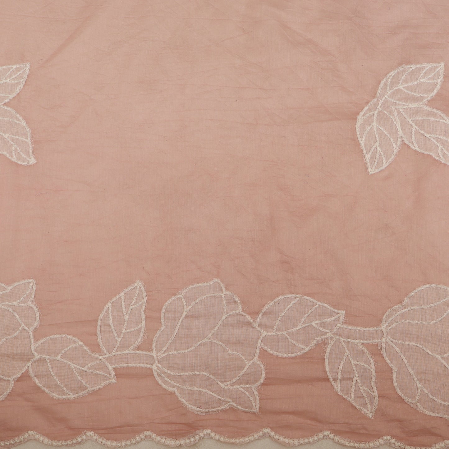 Mul Chanderi Embroidery Fabric