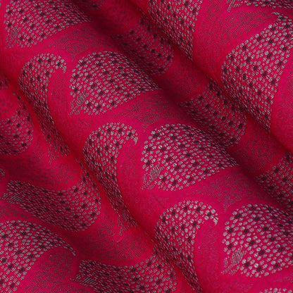 Rani Color Katan Meena Brocade Fabric