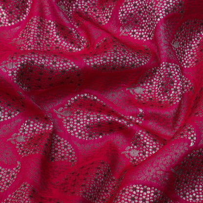 Rani Color Katan Meena Brocade Fabric