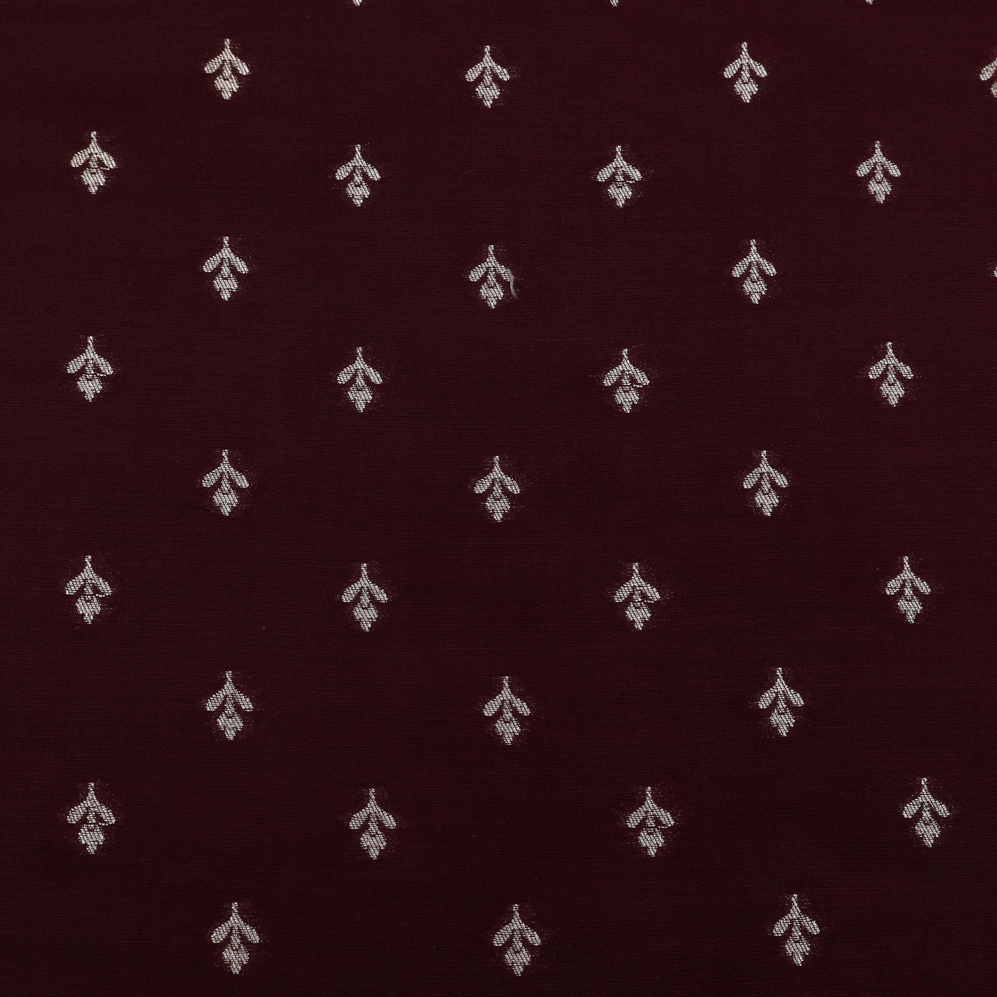 Wine Color Brocade Fabric