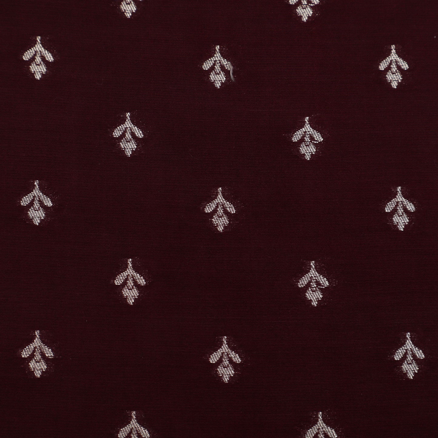 Wine Color Brocade Fabric