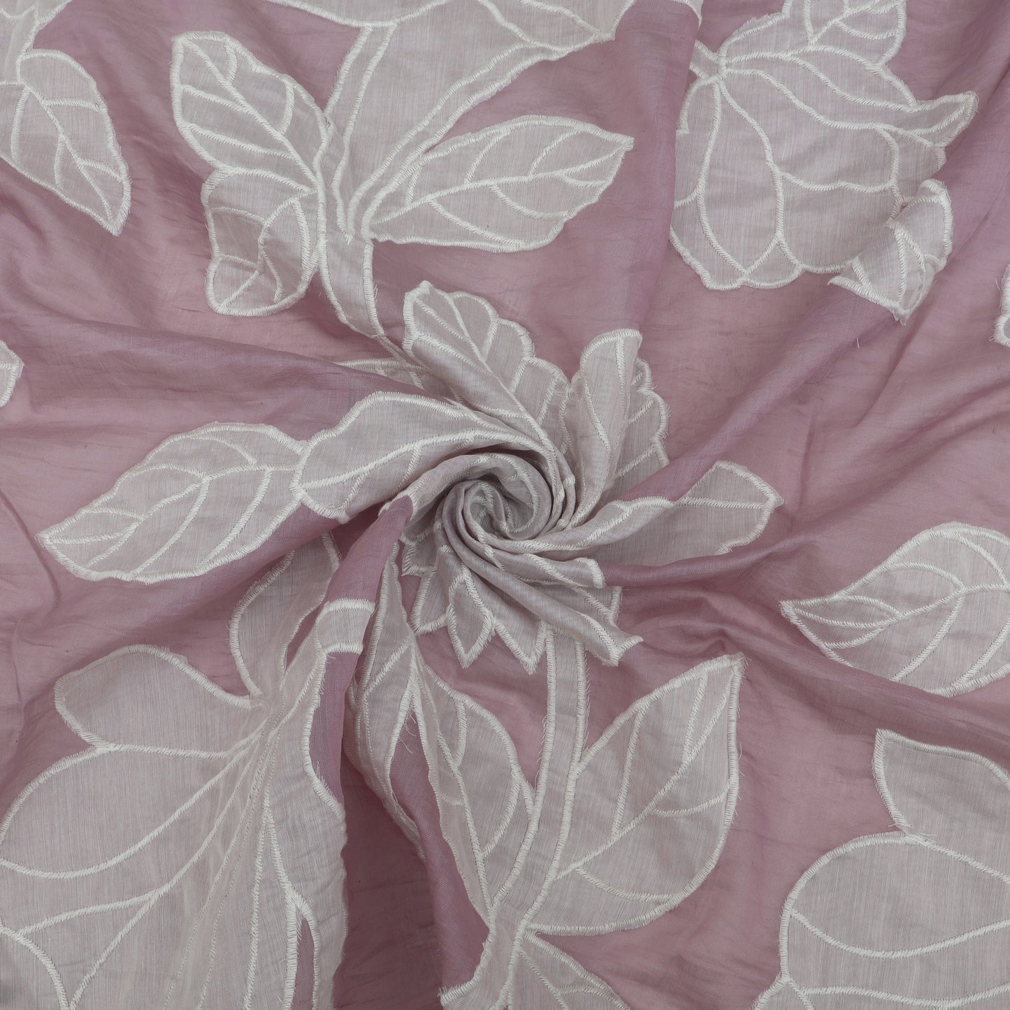 Mul Chanderi Embroidery Fabric
