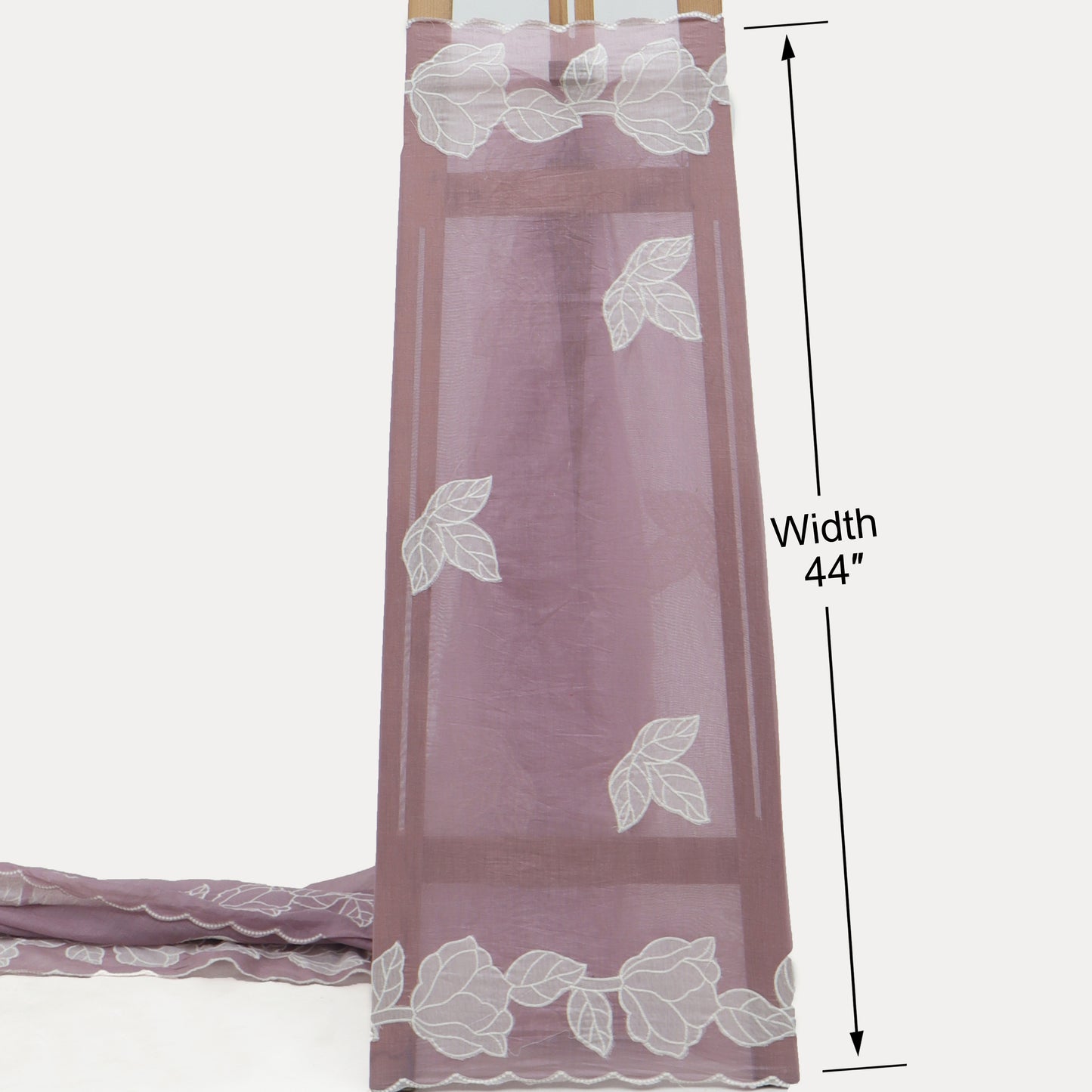 Mul Chanderi Embroidery Fabric