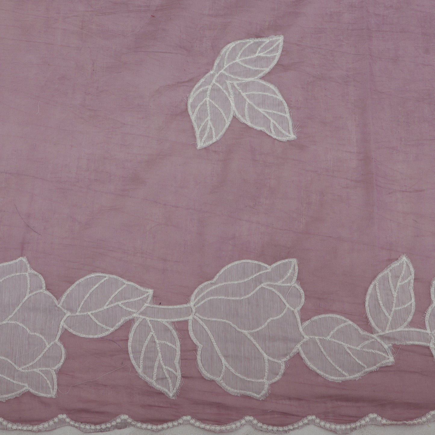 Mul Chanderi Embroidery Fabric