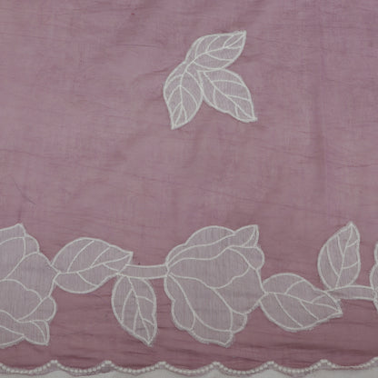 Mul Chanderi Embroidery Fabric