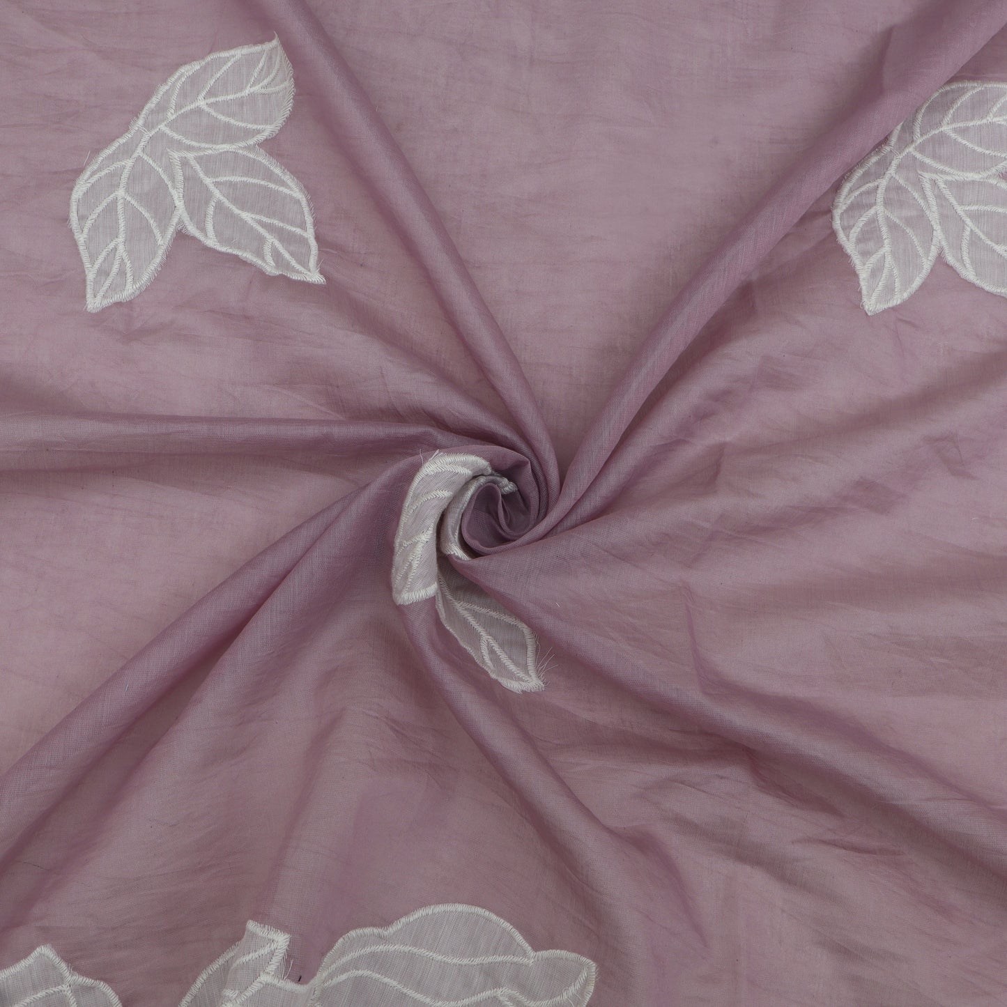 Mul Chanderi Embroidery Fabric