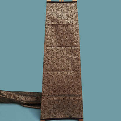 Maroon Color Katan Meena Brocade Fabric