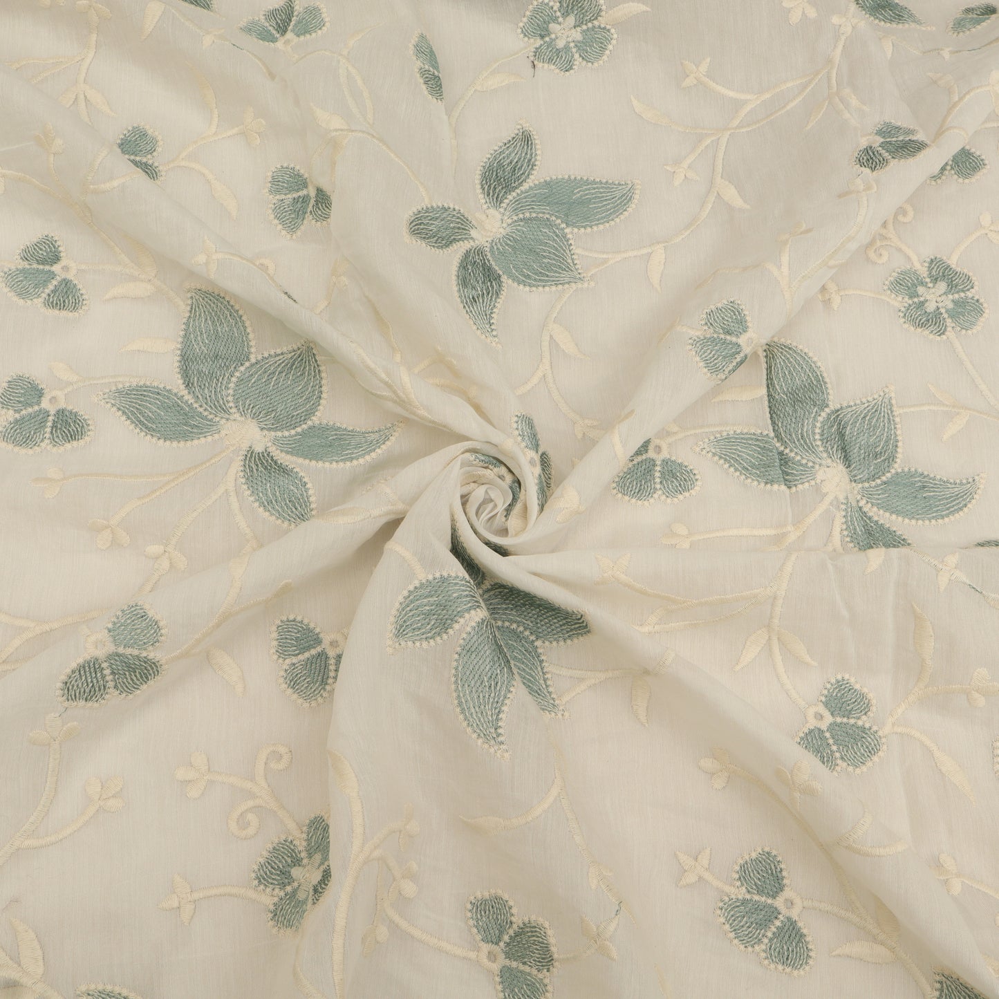 Chanderi Embroidery Fabric