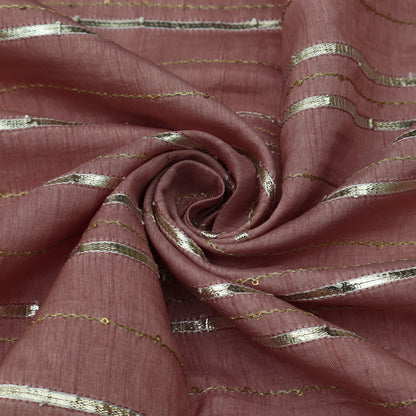 Slub Silk Gota Work Fabric