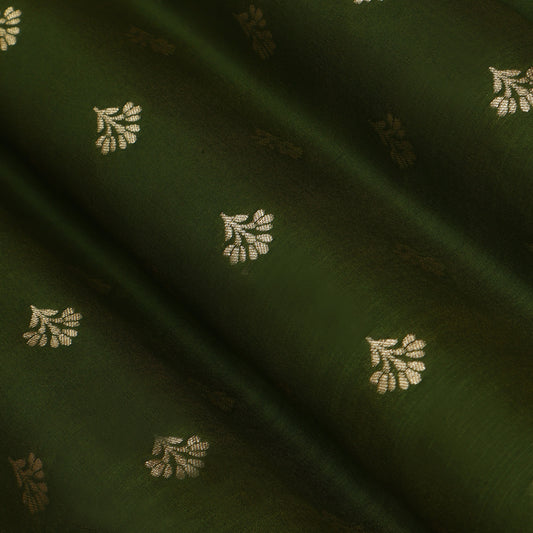 Pista Green Color Brocade Fabric