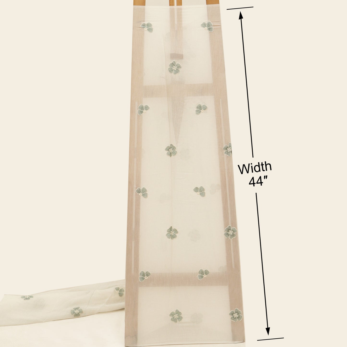 Chanderi Embroidery Fabric