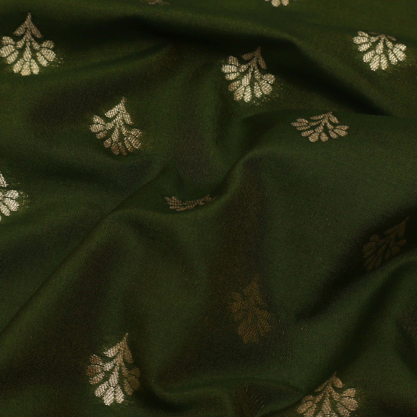 Pista Green Color Brocade Fabric