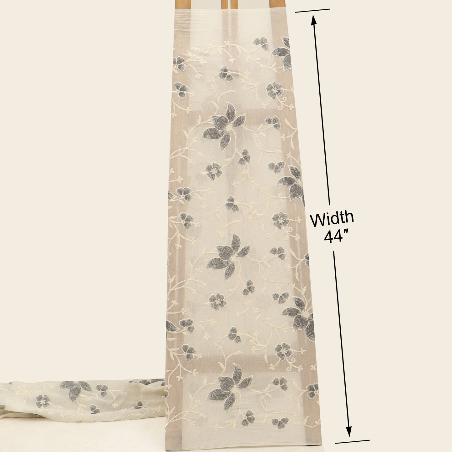 Chanderi Embroidery Fabric